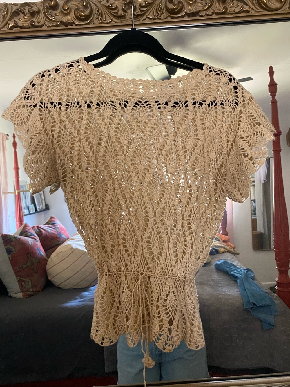GORGEOUS vintage crochet top